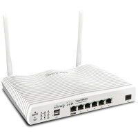 Draytek Vigor 2866Vac, Wi-Fi 5 (802.11ac), Dual-Band (2,4 GHz/5 GHz), Eingebauter Ethernet-Anschluss, ADSL, Weiß, Tabletop-Router