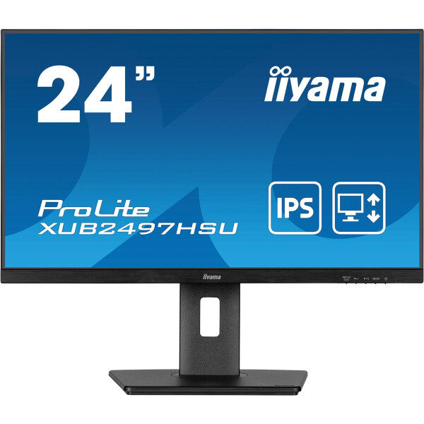 Iiyama XUB2497HSU-B2, 60,5 cm (23.8"), 1920 x 1080 Pixel, Full HD, LED, 1 ms, Schwarz