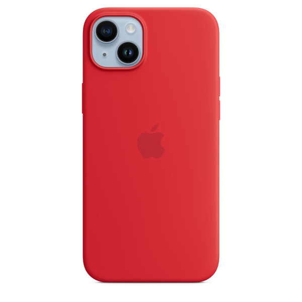 Apple iPhone 14 Plus Silikon Case mit MagSafe - (PRODUCT)RED, Cover, Apple, iPhone 14 Plus, 17 cm (6.7"), Rot