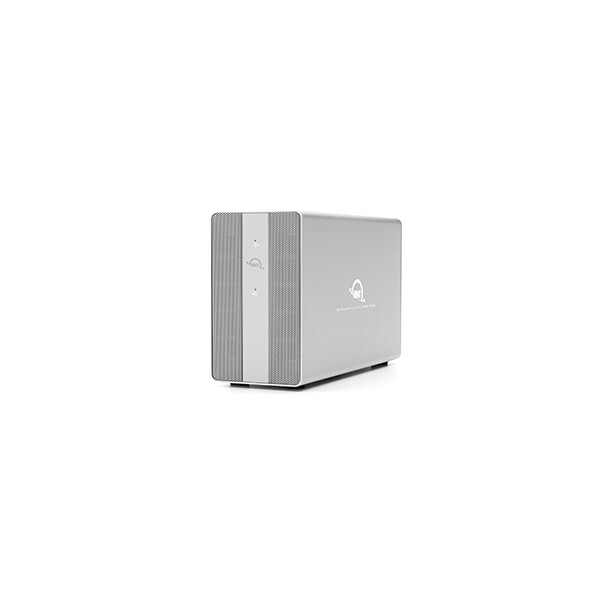 OWC Mercury Elite Pro Dual, HDD / SSD-Gehäuse, 2.5/3.5", SATA, 10 Gbit/s, USB Anschluss, Silber