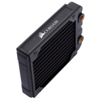 Corsair CX-9030001-WW, Schwarz, Radiator-Block, Flüssigkeit, Messing, Kupfer, 1/4 Zoll, 60 °C