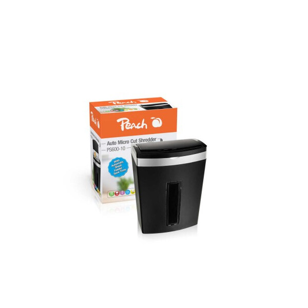 Peach PS600-10, Mikrogeschnittene Zerkleinerung, 3 x 10 mm, 20 l, 63 dB, P-5, 350 Blätter
