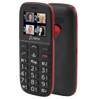 Olympia Bella, Balken, Single SIM, 4,5 cm (1.77 Zoll), Bluetooth, 600 mAh, Schwarz