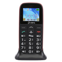 Olympia Bella, Balken, Single SIM, 4,5 cm (1.77 Zoll), Bluetooth, 600 mAh, Schwarz
