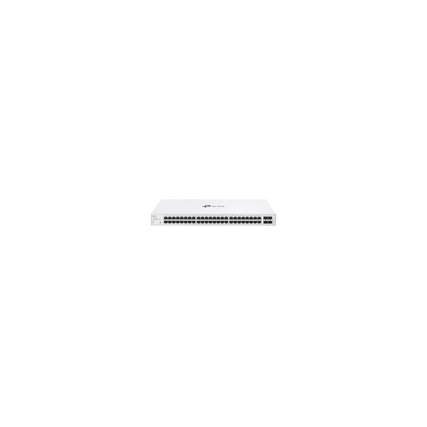 TP-LINK 48-Port Gigabit Smart Switch with 4 SFP Slots - Switch - 0,1 Gbps