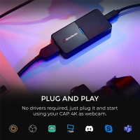 AVer AVerMedia BU113, Schwarz, USB 3.2 Gen 1 (3.1 Gen 1), 3840 x 2160 Pixel, HDMI, Leistung, Digitalkamera, PC