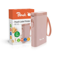 Peach Label Printer PE110 pink