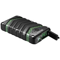 SANDBERG Survivor Powerbank 20100, 20000 mAh, Lithium-Ion (Li-Ion), Schwarz, Grün
