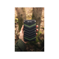 SANDBERG Survivor Powerbank 20100, 20000 mAh, Lithium-Ion (Li-Ion), Schwarz, Grün