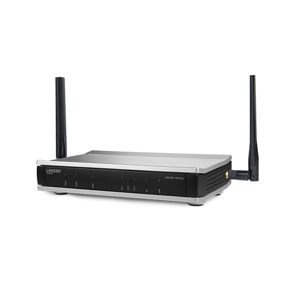 Lancom 1790-4G+, Schwarz, Grau, Tisch-/Wandmontage, Extern, SMA, 2 dBi, 25 Kanäle