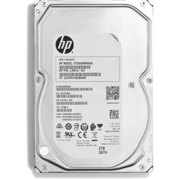 HP 2Z274AA, 2 TB, 7200 RPM, 3.5", SATA