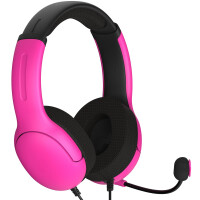 PDP Nebula, Kabelgebunden, Gaming, Kopfhörer, Schwarz, Pink