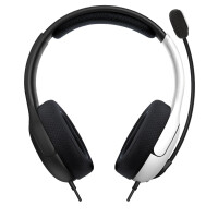 PDP LVL40, Kabelgebunden, Gaming, 200 g, Kopfhörer, Schwarz, Weiß