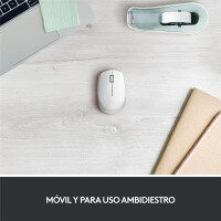 Logitech M171, Beidhändig, Optisch, RF Wireless, Weiß
