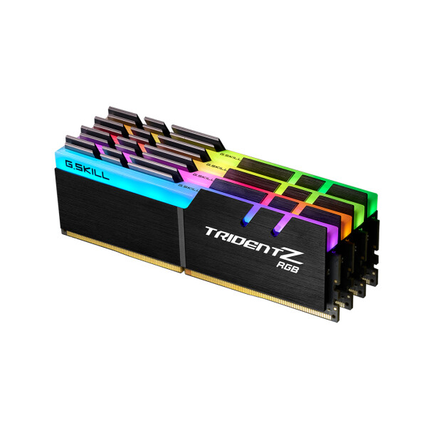 G.Skill Trident Z RGB F4-3600C18Q-64GTZR, 64 GB, 4 x 16 GB, DDR4, 3600 MHz, 288-pin DIMM