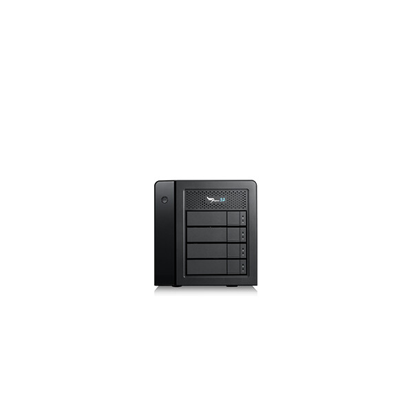 Promise Pegasus32 R4, 16 TB, HDD, 6,8 kg, Tower, Schwarz