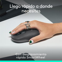 Logitech POP, Beidhändig, Optisch, Bluetooth, Graphit