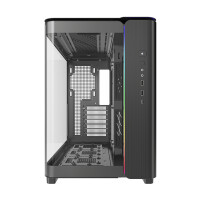 MONTECH KING 95, Midi Tower, PC, Schwarz, ATX, micro ATX, Mini-ITX, Metall, Kunststoff, Gehärtetes Glas, Gaming