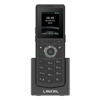 Fanvil W610W, IP-Mobiltelefon, Schwarz, Kabelloses Mobilteil, IP67, 4 Zeilen, 1000 Eintragungen