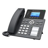 Grandstream GRP2604, IP-Telefon, Schwarz, Kabelgebundenes...