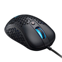 XPG SLINGSHOT Schwarz, Beidhändig, Optisch, USB Typ-A, 12000 DPI, 1 ms, Schwarz