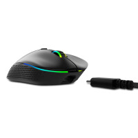 ADATA XPG ALPHA, rechts, Optisch, RF Wireless + USB Type-C, 16000 DPI, 1 ms, Schwarz