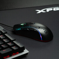 ADATA XPG PRIMER, rechts, Optisch, USB Typ-A, 12000 DPI, Schwarz, Rot