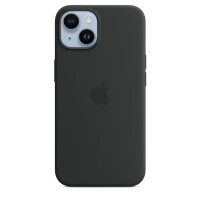 Apple iPhone 14 Silikon Case mit MagSafe - Mitternacht,...