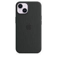 Apple iPhone 14 Silikon Case mit MagSafe - Mitternacht,...