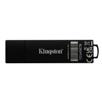 Kingston IronKey 64GB D500S FIPS 140-3 Lvl 3 (ausstehend) AES-256, 64 GB, USB Typ-A, 3.2 Gen 1 (3.1 Gen 1), 260 MB/s, Kappe, Schwarz