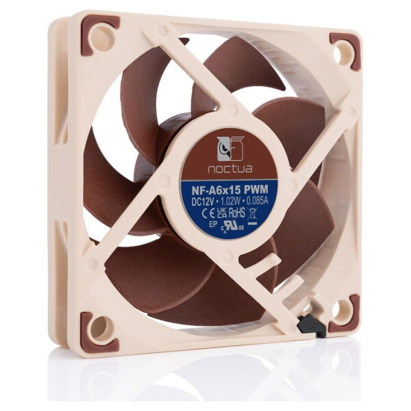 Noctua NF-A6x15 PWM Gehäuseluefter 60 mm - Gehäuse-Lüfter - 3.500 rpm