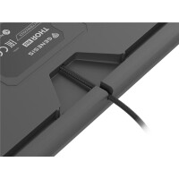 natec GENESIS NKG-2179, Kabelgebunden, USB, Mechanischer Switch, QWERTZ, RGB-LED, Schwarz