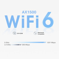 TP-LINK Deco X1500, Weiß, Intern, Mesh-System, Leistung, 0 - 40 °C, -40 - 60 °C