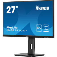 Iiyama ProLite XUB2797QSU-B2, 68,6 cm (27"), 2560 x 1440 Pixel, 4K Ultra HD, LED, 1 ms, Schwarz