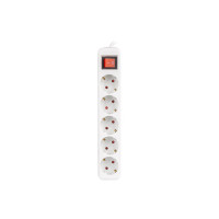 Lanberg PS1-05F-0300-W, 3 m, Drinnen, Typ F, IP20,...