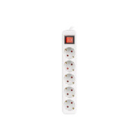 Lanberg PS1-05F-0300-W, 3 m, Drinnen, Typ F, IP20,...