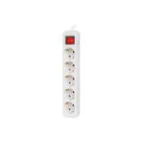 Lanberg PS1-05F-0300-W, 3 m, Drinnen, Typ F, IP20,...
