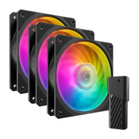 Cooler Master MFZ-M2DN-243P2-R1, Luftkühlung, 12 cm, 2400 RPM, 30 dB, 75,2 cfm, 127,6 m³/h