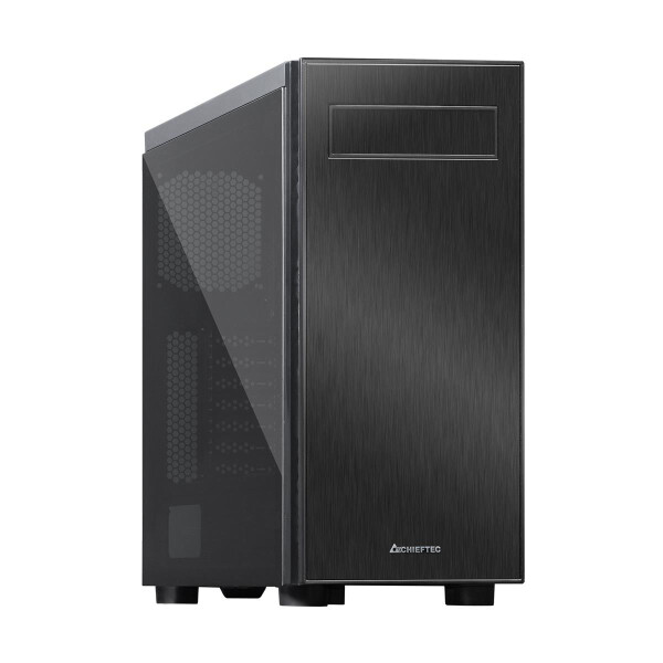 Chieftec AL-02B-TG-OP, Tower, PC, Schwarz, ATX, micro ATX, Mini-ITX, Aluminium, SPCC, Gehärtetes Glas, 16,6 cm