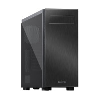 Chieftec AL-02B-TG-OP, Tower, PC, Schwarz, ATX, micro...