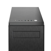 Chieftec AL-02B-TG-OP, Tower, PC, Schwarz, ATX, micro ATX, Mini-ITX, Aluminium, SPCC, Gehärtetes Glas, 16,6 cm