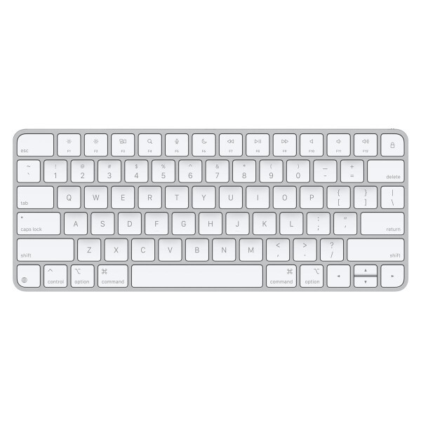 Apple Magic, Verkabelt & Kabellos, USB + Bluetooth, QWERTY, Weiß