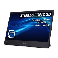 Acer FF.R2CWW.002, 39,6 cm (15.6"), 3840 x 2160 Pixel, 4K Ultra HD, LED, 30 ms, Schwarz