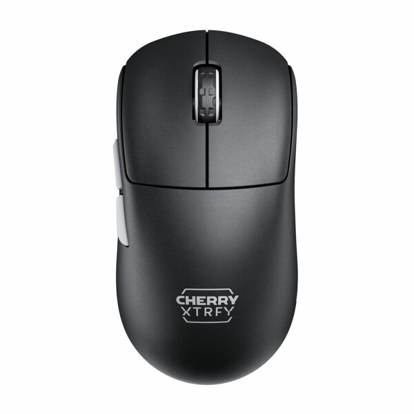 Cherry XTRFY M68 Pro Wireless, rechts, RF Wireless, 26000 DPI, Schwarz, Silber
