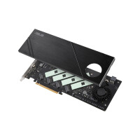 ASUS Hyper M.2 x16 Gen5 Card, PCIe, M.2, PCIe 5.0, Schwarz, PC, Aktiv