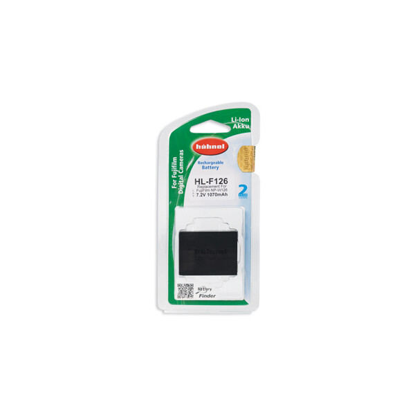 Hähnel Hahnel HL-F126, Fujifilm, 1070 mAh, 7,2 V, Lithium-Ion (Li-Ion)
