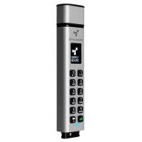 Origin Storage DataLocker Sentry K350, 64 GB, USB Typ-A, 3.2 Gen 1 (3.1 Gen 1), 220 MB/s, Kappe, Silber