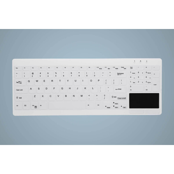 Cherry Active Key AK-C7412, Kabelgebunden, USB, Scherenschalter, Weiß