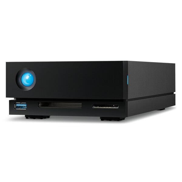 LaCie 1big Dock, 24 TB, 3.5", 3.2 Gen 1 (3.1 Gen 1), 7200 RPM, Schwarz