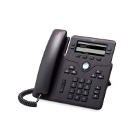 Cisco 6851, IP-Telefon, Schwarz, Kabelgebundenes...